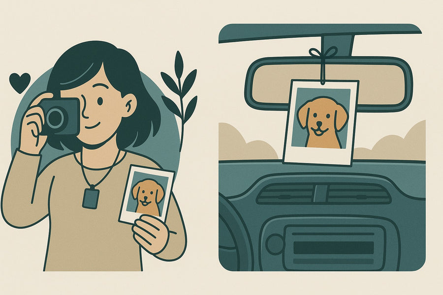 Customer with custom air freshener